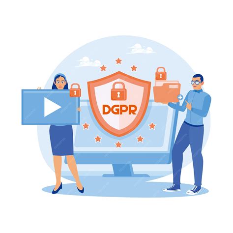 People protect personal data on computers General privacy regulations