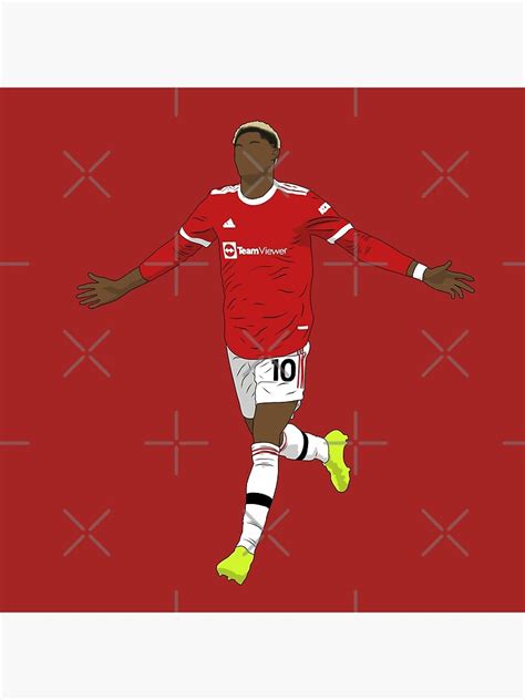 "Marcus Rashford Goal Celebration" Poster for Sale by Hevding | Redbubble