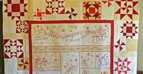 Lucie S Winter Wonderland Quilt Is Finished The Pattern Is By