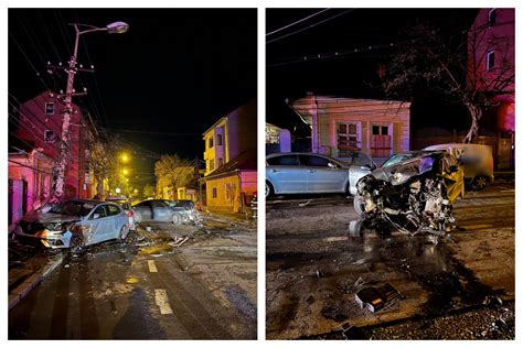 Cluj Accident Pe Strada Decebal Patru Ma Ini F Cute Praf Din Cauza