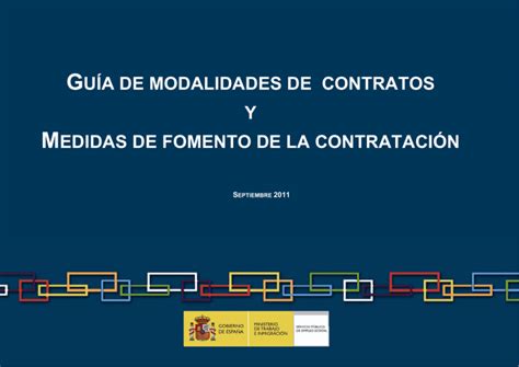 GUÍA DE MODALIDADES DE CONTRATOS Y MEDIDAS DE