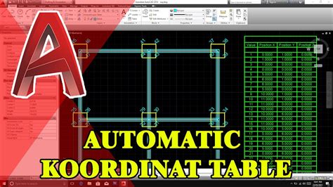 Finding Coordinates With Autocad Automatically Mencari Titik