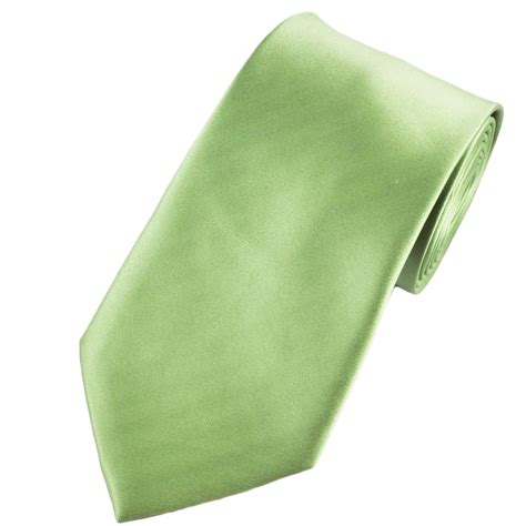 Plain Sage Green Satin Tie From Ties Planet Uk