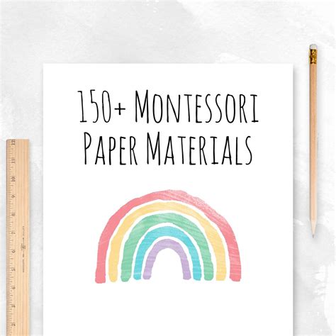 MONTESSORI WORKSHEETS for Toddlers, Printable Preschool Worksheets, Pre ...