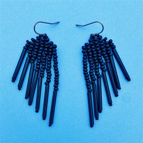 Bugle Bead Earrings In 3 Different Styles The Bead Shop Nottingham Ltd