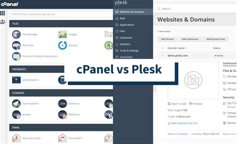 CPanel Vs Plesk Which Is Best Hosting Control Panel