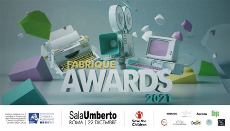 Fabrique du Cinéma Awards 2021 la serata di gala alla Sala Umberto il