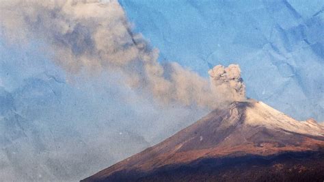 Volc N Popocat Petl Registra Tres Explosiones En La Madrugada