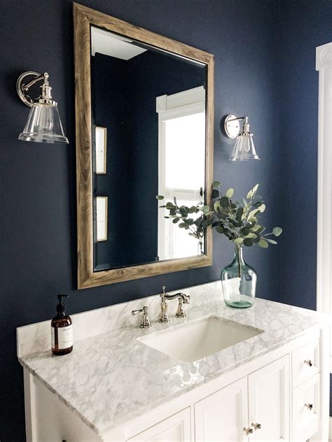 Barton Home Tour - Design amandaseibert.com | Best bathroom paint colors, Blue bathroom paint ...