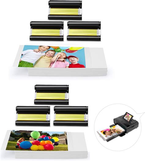 Canon 4 X Rp 108 4x6 Paper Ink 108 Sheets For Selphy Cp820 Cp910 Cp1200 Cp1300