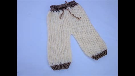 Pantalón Para Bebé Tejido En Crochet Youtube