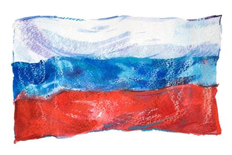 Bandeira De Rússia Ilustração Stock Ilustração De Sinal 80197573