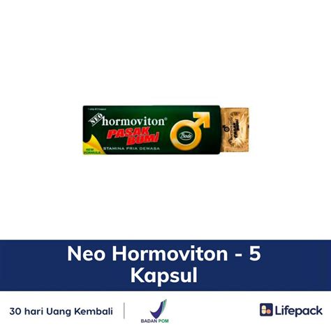 Jual Neo Hormoviton 5 Kapsul LIFEPACK Shopee Indonesia