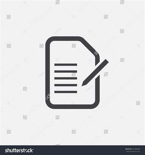 Form Line Icon Outline Vector Logo Stock Vector Royalty Free