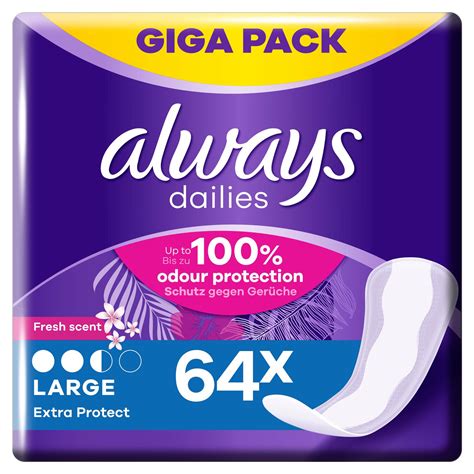 Always Gigapack Slipeinlage Extra Protect Large Fresh 64 St Shop