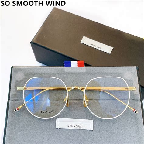 New Brand Titanium Round Optical Eyeglasses Men Women Tbx Glasses