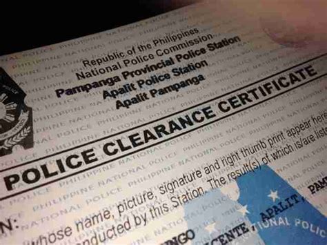 How To Get Police Clearance In The Philippines Requirements Procedure