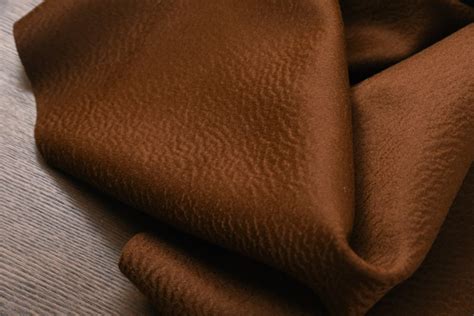 Brown Double Faced Cashmere Wool Blend Fabric 59 150cm Etsy