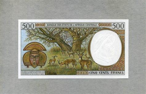 Zentral Afrika Staaten 500 Francs 1994 P 401 L B Unc Kassenfrisch MA