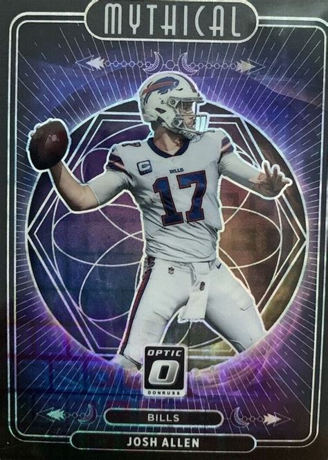 Josh Allen 2021 Optic MY 6 Mythical Black Pandora 25 Price Guide