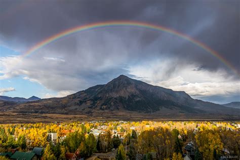 Rainbow Over Crested Butte : Crested Butte, Colorado : Mountain ...