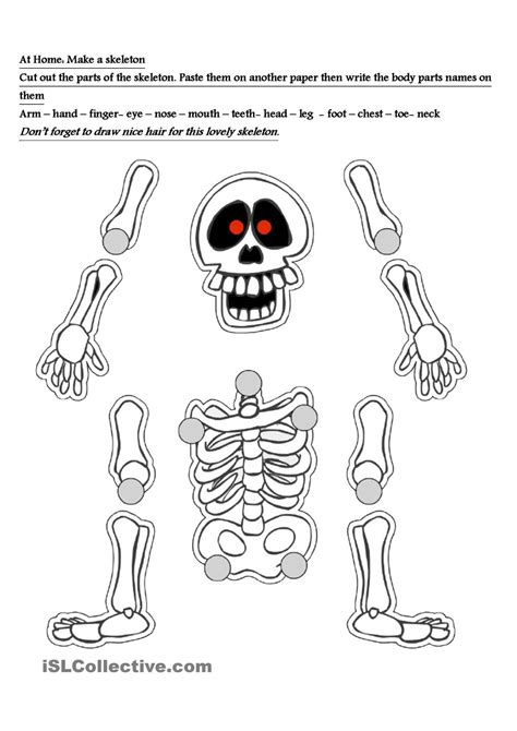 Skeleton Craft Printable