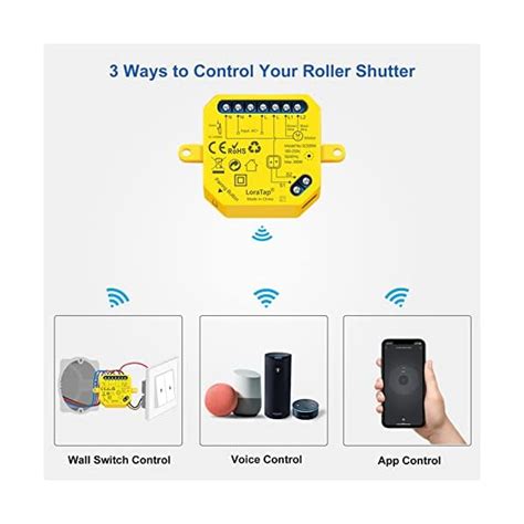 Loratap Lot De Interrupteurs Module Volet Roulant Connect Wifi