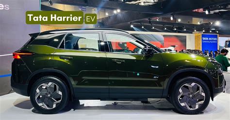 Tata Harrier Ev Concept Unveiled At Bharat Mobility Expo