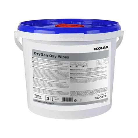 Ecolab Drysan Oxy Wipes 1x700pcs Gpm Agencies Professional Cleaning And Sanitation Products