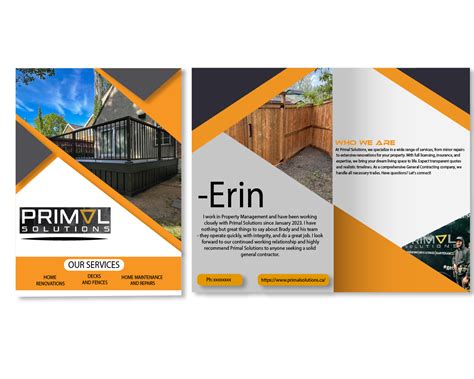 Home Renovation Company Profile Design by Akbar on Dribbble