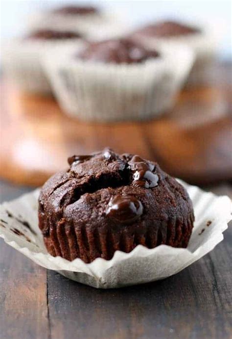 Refined Sugar Free Chocolate Muffins. - The Pretty Bee