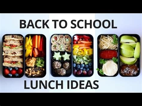 SCHOOL LUNCH IDEAS FOR KIDS (VEGAN)