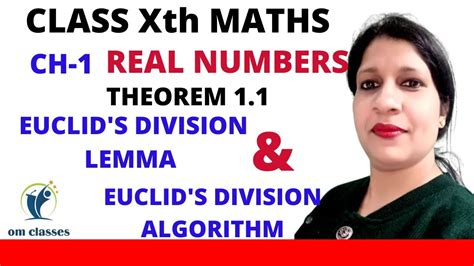 Euclid S Division Lemma Theorem Euclid S Division Algorithm Real