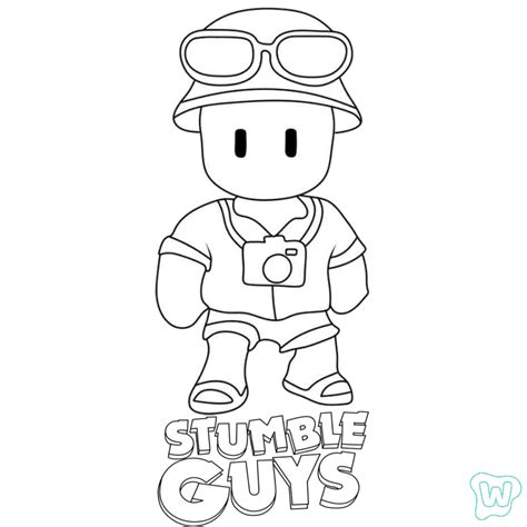 Skins Stumble Guys Para Colorir - 44 Stumble Guys Coloring Pages - Free PDF Printables