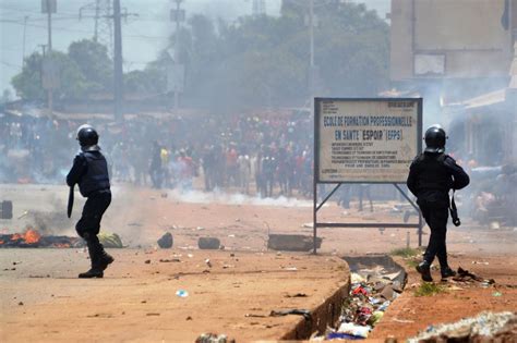 Guinée heurts à Conakry lors dune manifestation anti condé iMedias