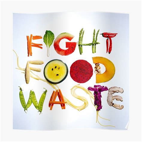 "Don't waste food" Poster for Sale by Amanniya | Redbubble