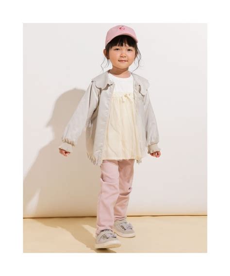 Slap Slip（スラップスリップ）の「slapslip スカラップ襟シンプルタフタジャケット 80~130cm （その他アウター）」 Wear