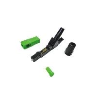 Conector Fast Sc Apc Sm Para Fibra Optica Verde