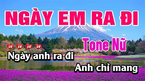 Ng Y Em Ra I Karaoke Tone N Beat Hay Nh C S Ng Kim Ng C Youtube