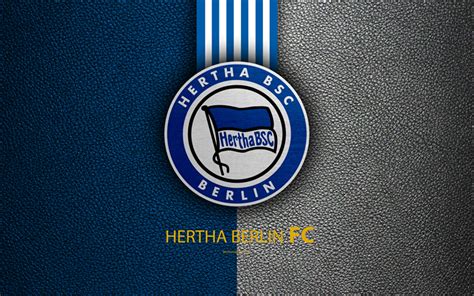 Download wallpapers Hertha Berlin FC, 4K, German football club ...