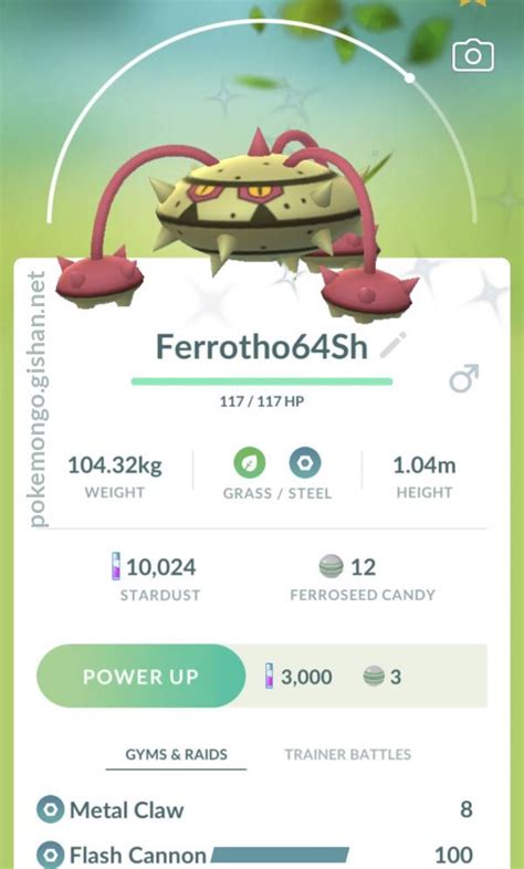 Shiny Ferrothorn - Pokemon Go