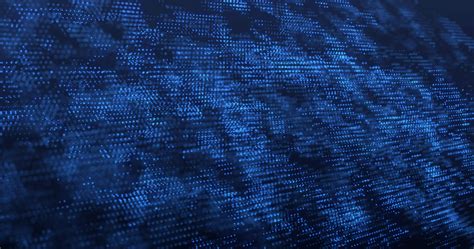 Digital Cyberspace with Particles and Digital Data Network Connections