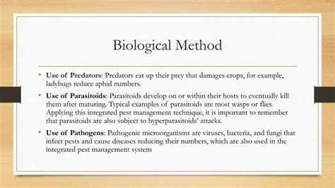 Integrated Pest Management In Organic Farmingpptx