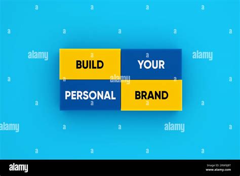 Branding Or Brand Building Concept The Message Build Your Personal