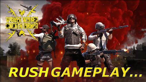 Rush Gameplay Trio Vs Squad Players Pubg Mobile Youtube