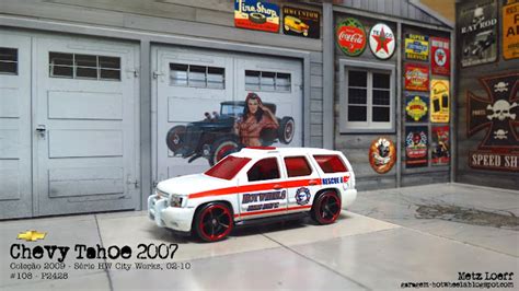 Garagem Hot Wheels Chevy Tahoe