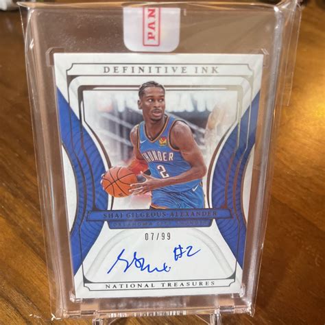 Yahoo Panini National Treasures Shai Gilgeous Alexa