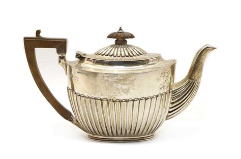 Lot 8 A Late Victorian Silver Teapot