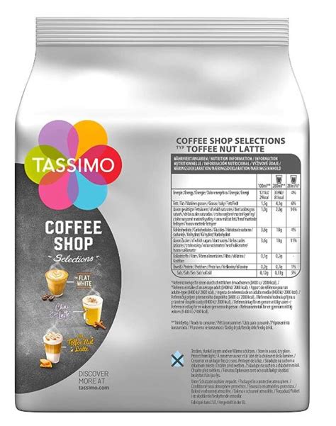 Cafea Capsule Tassimo Coffee Shop Toffee Nut Latte 16 Capsule 8