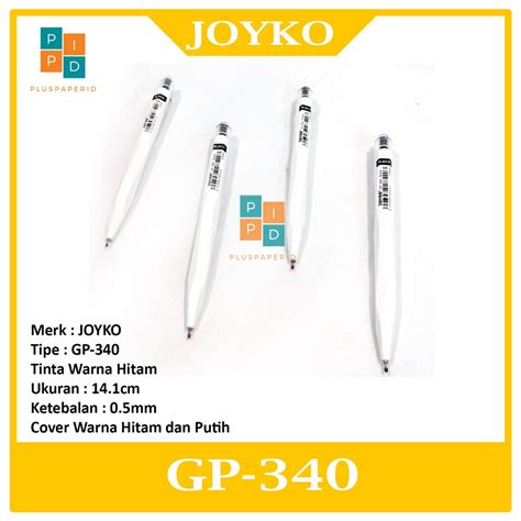 Jual Joyko Pulpen Retractable Gel Pen Gp Tinta Hitam Pcs